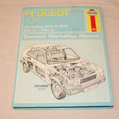 Owners Workshop Manual Peugeot 104 1973-1979